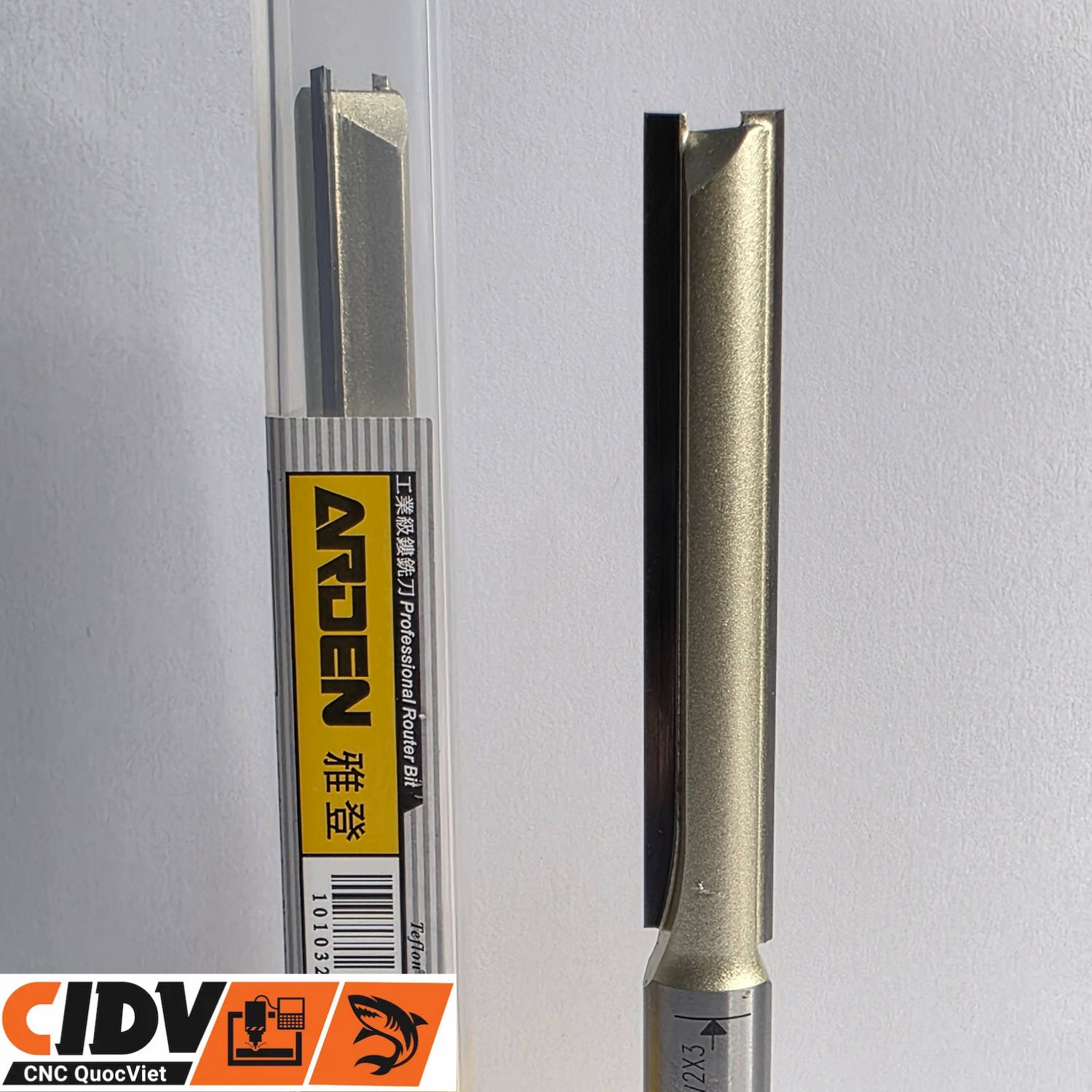 Mũi Phay CNC Arden 2 Me Thẳng - Dài 70mm ( cốt 1.2 ) (2) Mũi Phay CNC Arden 2 Me Thẳng - Dài 70mm ( cốt 1.2 ) (2)