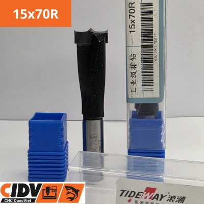 Mũi Khoan CNC Tideway 15mm x 70MM ( Quay Phải R )