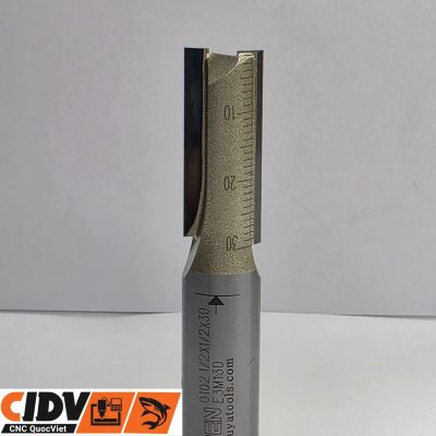 Mũi Phay CNC Arden 2 Me Thẳng - Dài 30mm ( cốt 1.2 ) (2)