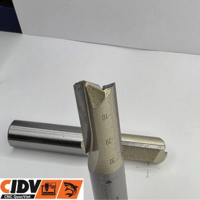 Mũi Phay CNC Arden 2 Me Thẳng - Dài 30mm ( cốt 1.2 ) (5)