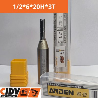 Mũi Phay CNC Arden 3 Me 6x20mm ( cốt 1.2 )