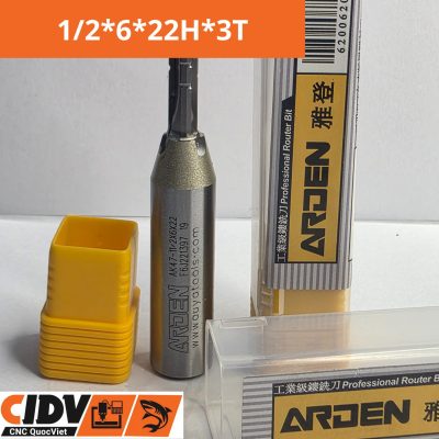 Mũi Phay CNC Arden 3 Me 6x22mm ( cốt 1.2 )