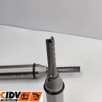 Mũi Phay CNC Tideway 3 Me Thẳng 6x28mm (Cốt 12) (2)