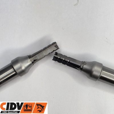 Mũi Phay CNC Tideway 8x22mm 3 Me Thẳng (Cốt 12) (4)
