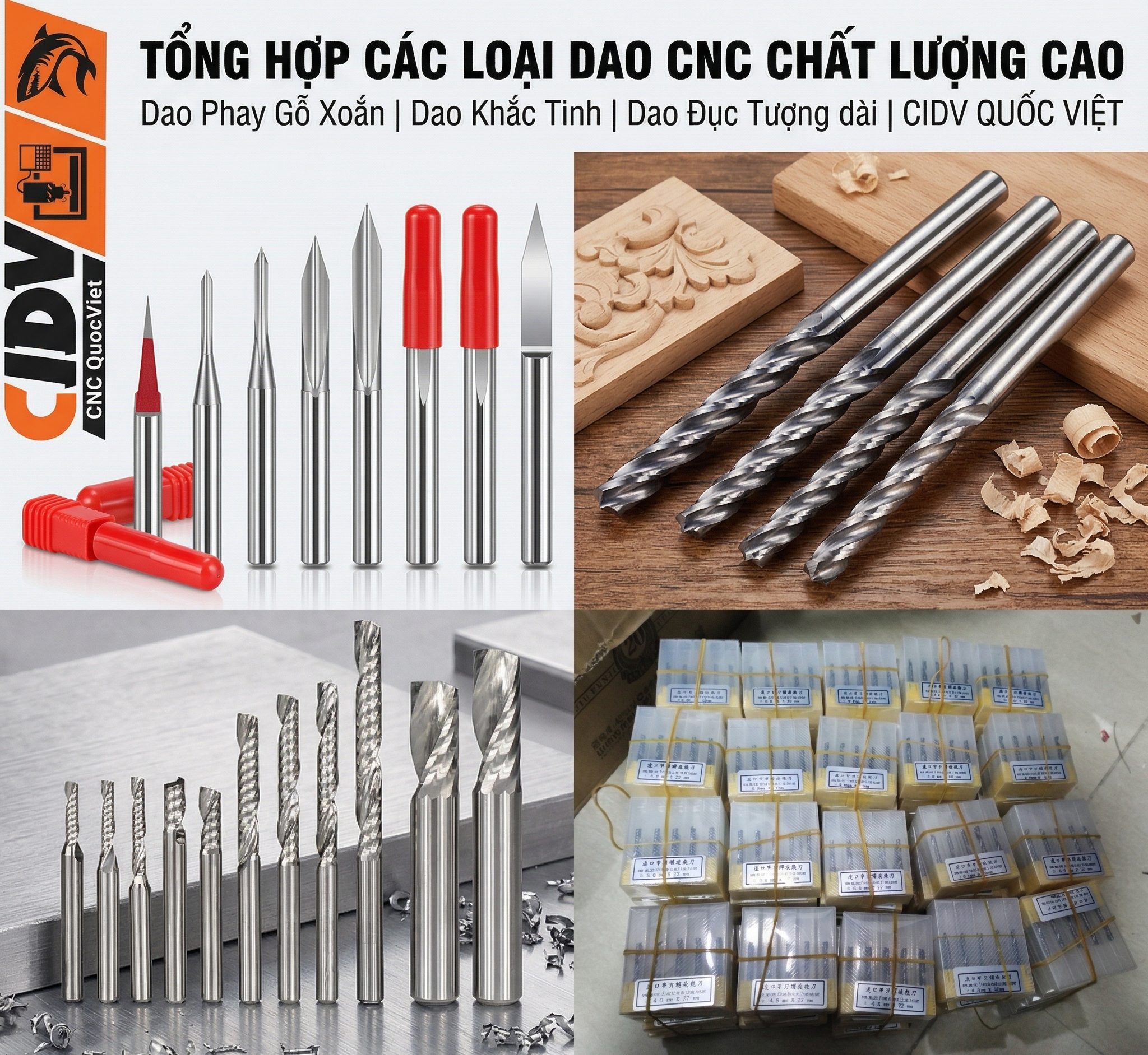 Các loại dao của CIDV Quốc Việt