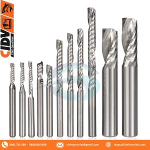 Các dao 1 me xoắn cnc