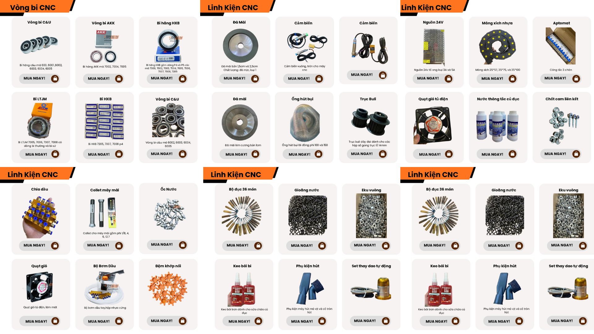 Catalog dao cụ linh kiện CIDV Quốc Việt trang 4